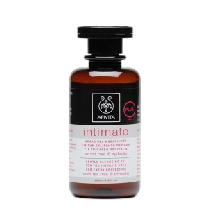 Apivita Intimate Plus gel καθαρισμού για την ευαίσθητη περιοχή με tea tree & πρόπολη, 200ml
