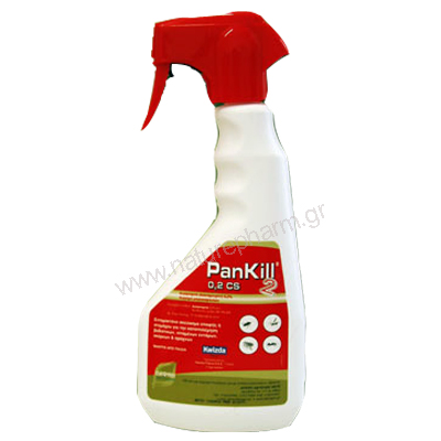 Pankill 0,2 CS RTU, Εντομοκτόνο σκεύασμα για την καταπολέμηση βαδιστικών, ιπτάμενων εντόμων, ακάρεων & αραχνών, 500ml