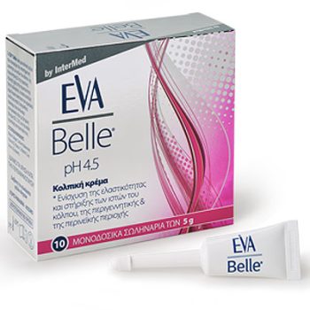 Eva Belle Vaginal Cream, Κολπική κρέμα, 10 Σωληνάρια των 5g