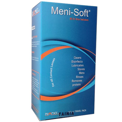 Meni-soft 100ml Υγρό Καθαρισμού Φακών Επαφής