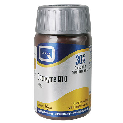 Coenzyme Q10 30mg with Bioflavonoids, 30tabs
