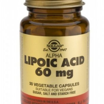 Solgar Alpha Lipoic Acid 60mg, vcaps 30s