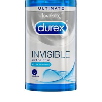 Durex Invisible Extra Thin, 6τεμ.