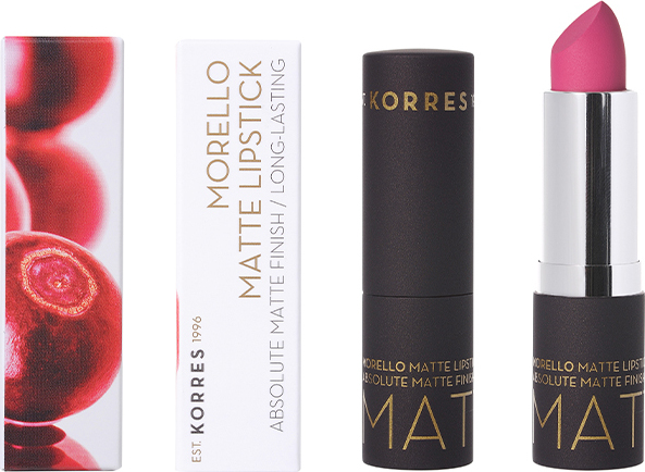 Korres Morello Matte Lipstick 75 Strawberry Fields, 3,5gr