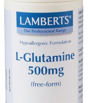 Lamberts L-Glutamine 500 mg, 90caps