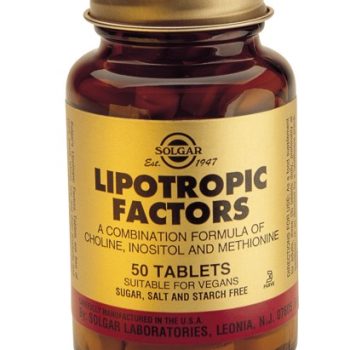 Solgar Lipotropic Factors tabs, 50s
