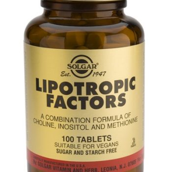 Solgar Lipotropic Factors tabs, 100s