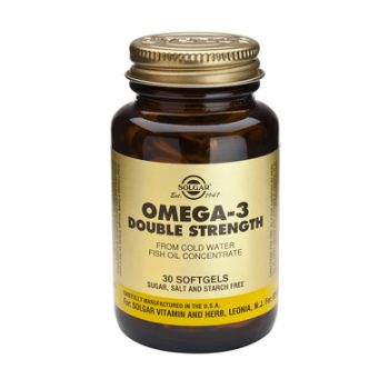 Solgar Omega-3 Double Strength softgels, 30s