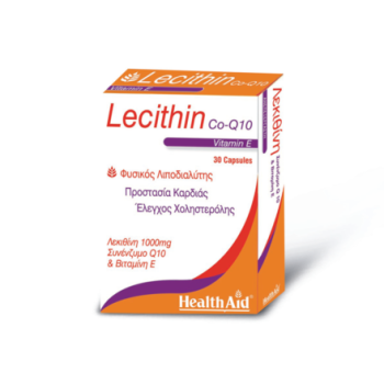 Health Aid Lecithin 1000mg & Co-Q-10 & Vitamin E, 30caps