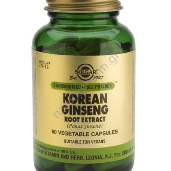 Solgar SFP Korean Ginseng Extract veg caps 60s