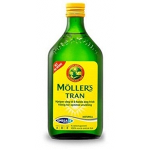 Moller's Cod Liver Oil Μουρουνέλαιο Φυσική Γεύση, 250ml