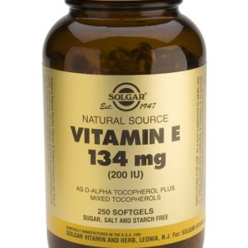 Solgar Vitamin E 200 IU softgels250s